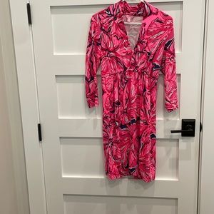 Final mark down, Lilly Pulitzer v-neck  rayon blend dress.